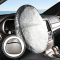 Universal Car Steering Wheel Sunshade Cover Foldable Shield Car Steering Wheel Reflective Interior Accessories Steering Covers