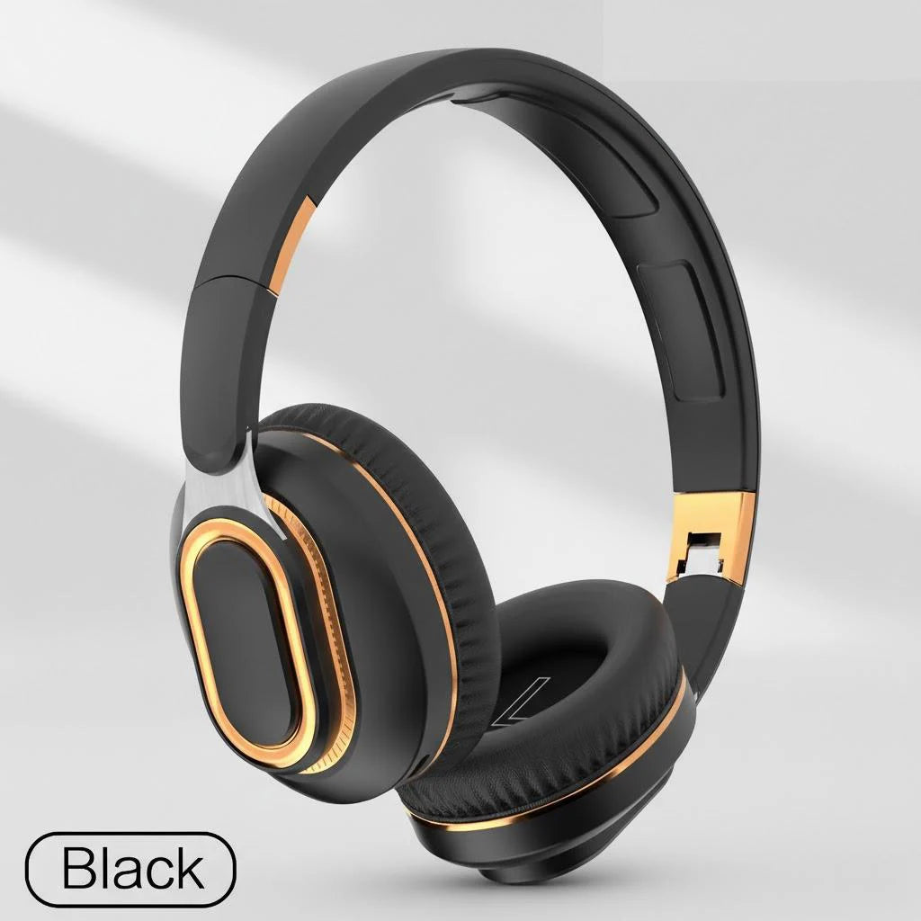 Wireless Bluetooth Gaming Headset with Microphone HiFi Stereo Sound for PC E-Sports Music Portable Headphones