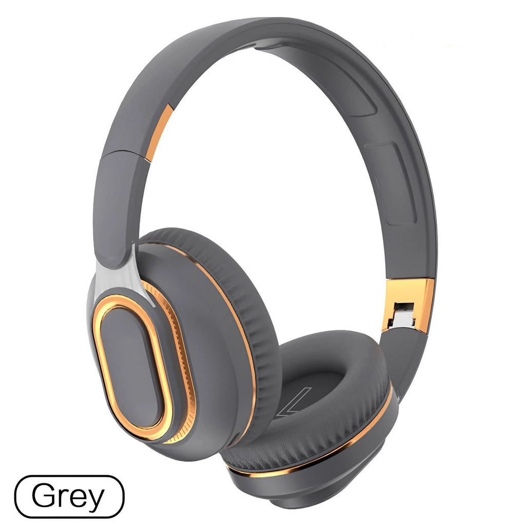 Wireless Bluetooth Gaming Headset with Microphone HiFi Stereo Sound for PC E-Sports Music Portable Headphones