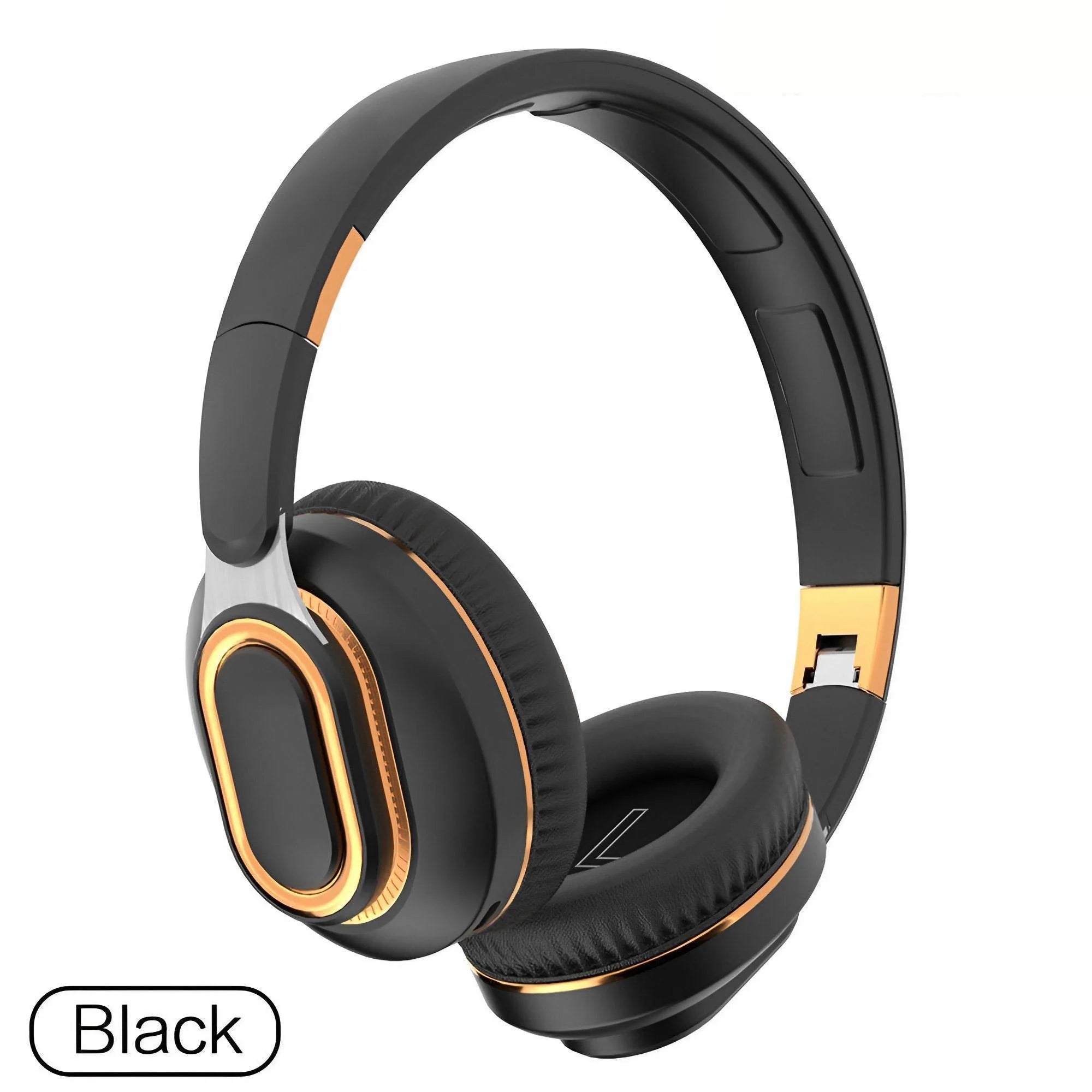Wireless Bluetooth Gaming Headset with Microphone HiFi Stereo Sound for PC E-Sports Music Portable Headphones